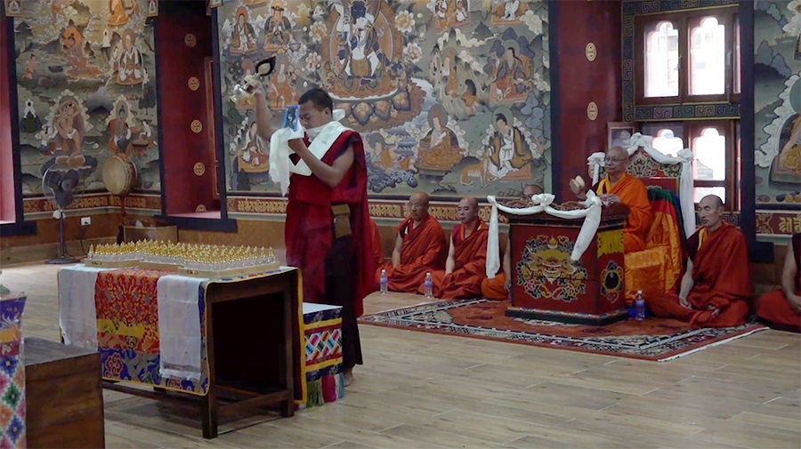 Sacred relics for 108 chortens undergo 21-day consecration