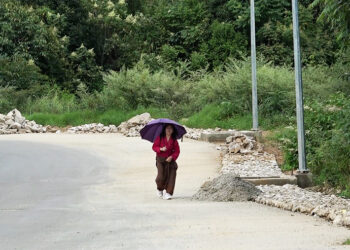 Footpaths and streetlights to improve safety in Damphu