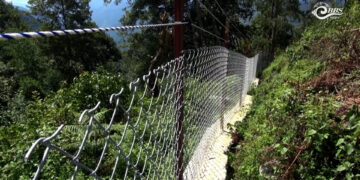 New fence protects Shongphu farmland, but neighbouring farmers fear rising wildlife damage