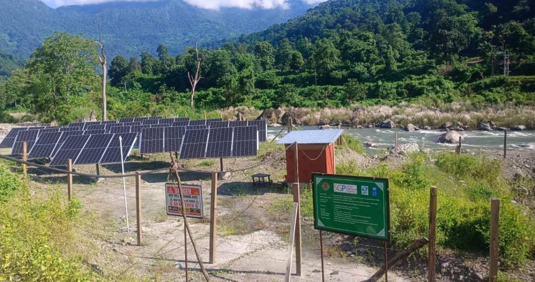 Solar pump brings water to Tshangchutham farms
