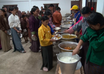Local produce connects Gongthung farms and school