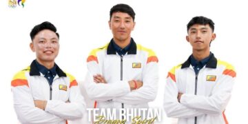Bhutan’s three-member recurve team set for Asian Games