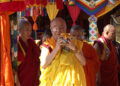 Je Khenpo presides over Salang Tendrel for Dewachen Spiritual Centre in Patabari