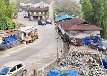 Narphung town set for transformation as shopkeepers begin rebuilding