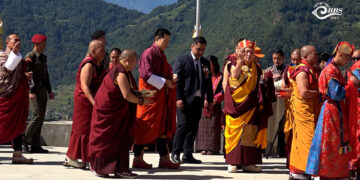 His Royal Highness Gyaltshab graces consecration of Riwang Choeling Monastery in Lhuentse