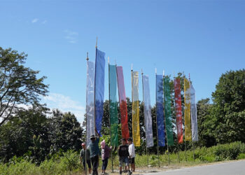 Every helping hand counts as communities prepare for 108 stupas