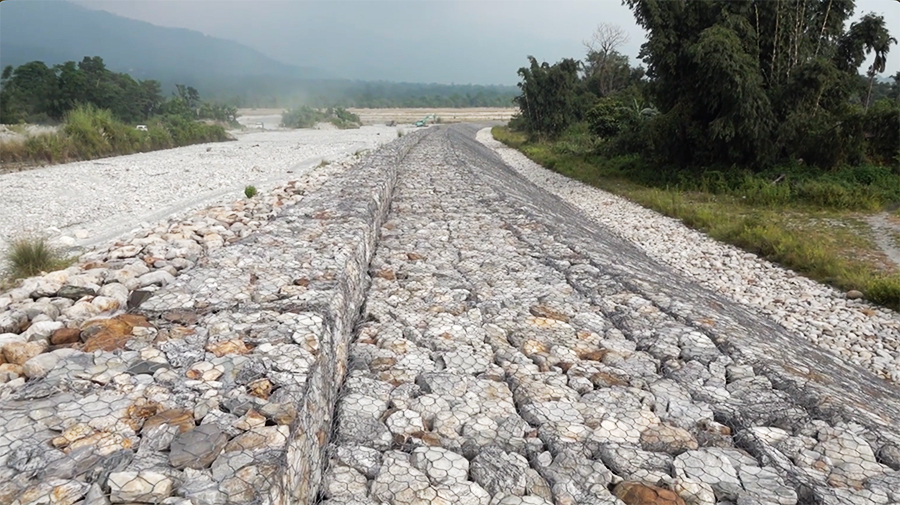 Gelephu flood protection project completed