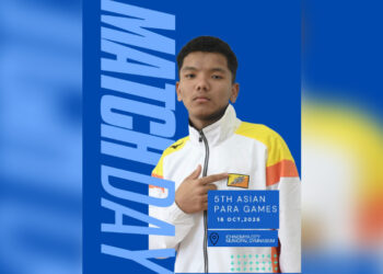 Cheyang Kuenchap loses second league match at Asian Para Games